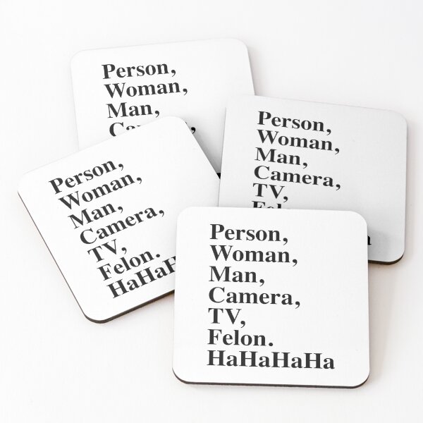 Item preview, person, woman, man, camera, tv, felon - Ha ha ha ha (black) designed and sold by Thelittlelord.