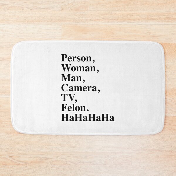 Item preview, person, woman, man, camera, tv, felon - Ha ha ha ha (black) designed and sold by Thelittlelord.