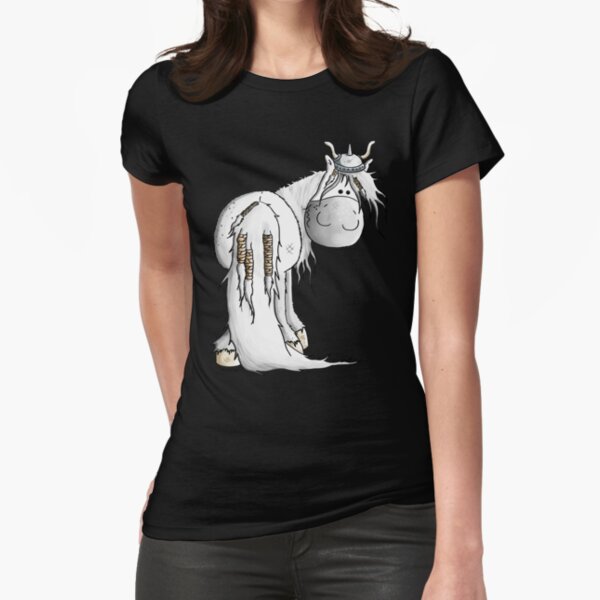 Viking Horse - Horses - Comic - Cartoon - Gift - Animals Tailliertes T-Shirt