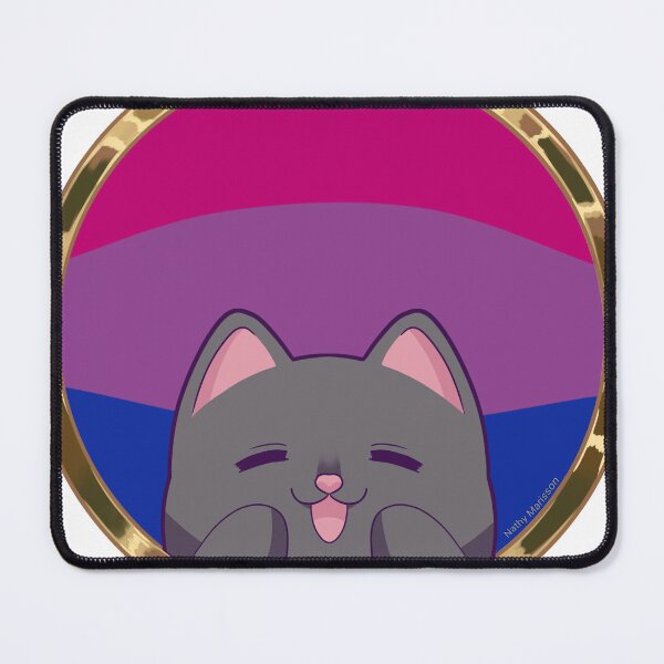 Item preview, Bisexual Pride Cat designed and sold by NathyMarisson.