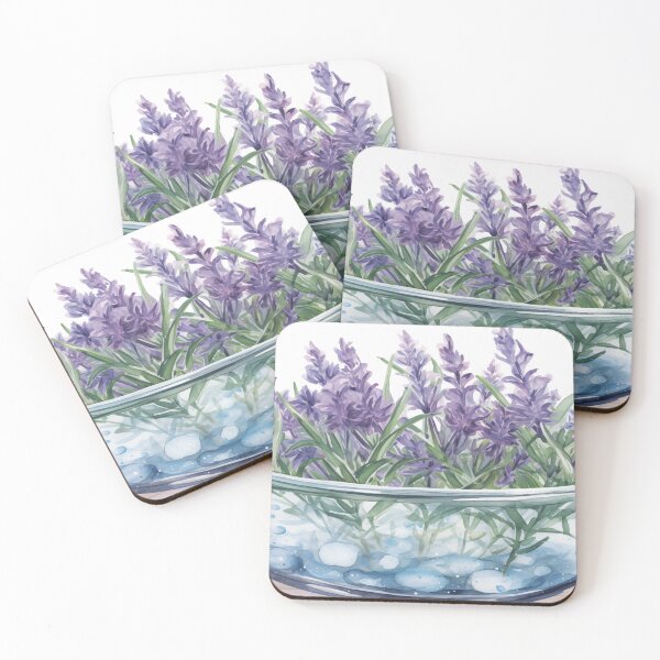 Item preview, White Background, Lilac illustration designed and sold by Roxane Bay.