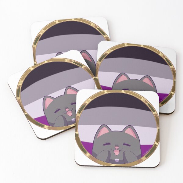 Item preview, Asexual Gray Pride Cat designed and sold by NathyMarisson.