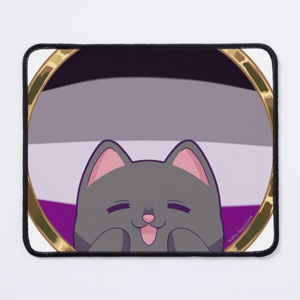 Item preview, Asexual Gray Pride Cat designed and sold by NathyMarisson.