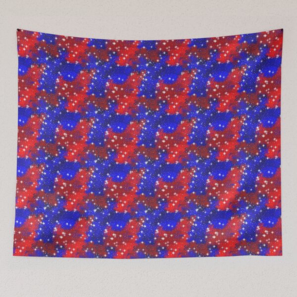 Item preview, Red Shine Galaxy pattern designed and sold by LanDiMonk.