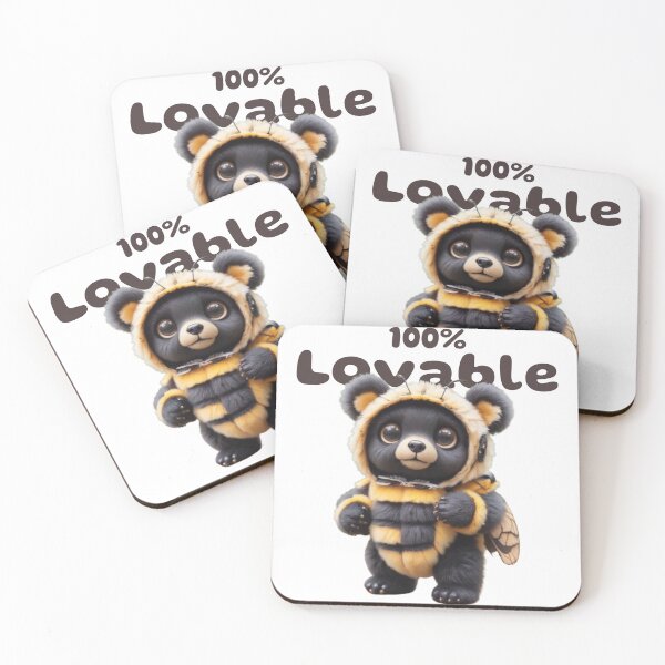 Item preview, 100% Lovable Bumblebee Bear  designed and sold by EmeraldCauldren.
