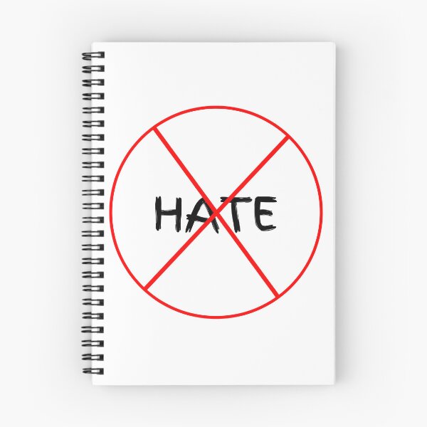 Item preview, No Hate Allowed designed and sold by CottonAndBliss.