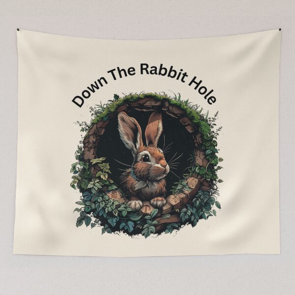 Item preview, Down The Rabbit Hole  designed and sold by Myra365Art.