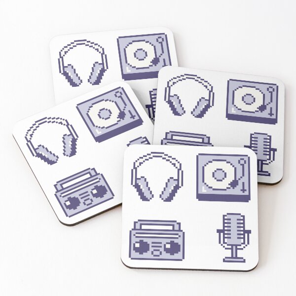 Item preview, Pixel Art Music Icon designed and sold by InkFool.