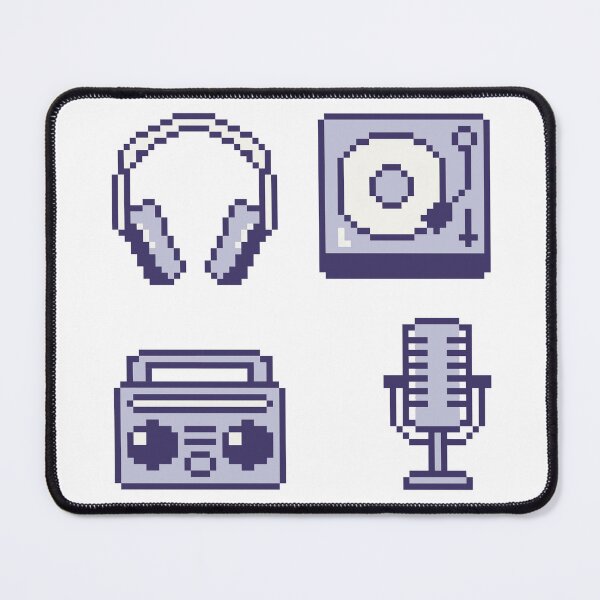 Item preview, Pixel Art Music Icon designed and sold by InkFool.