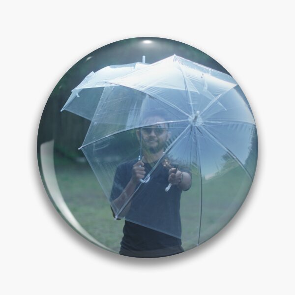 Item preview, Man with Clear Umbrella in Anamorphic Landscape designed and sold by PauChristiansen.