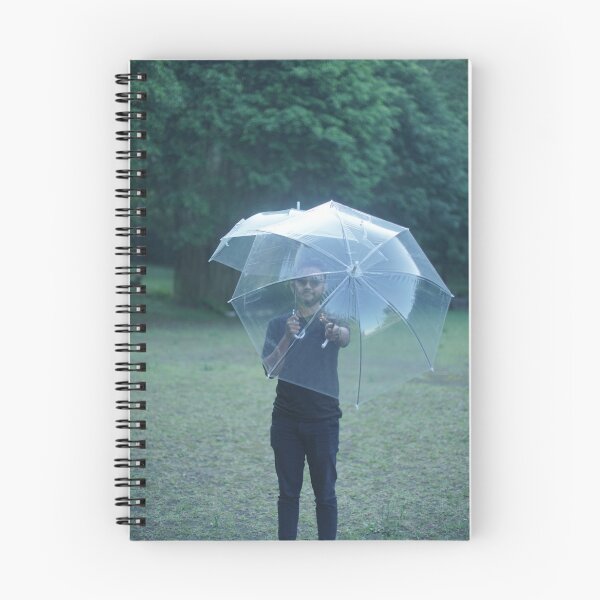 Item preview, Man with Clear Umbrella in Anamorphic Landscape designed and sold by PauChristiansen.