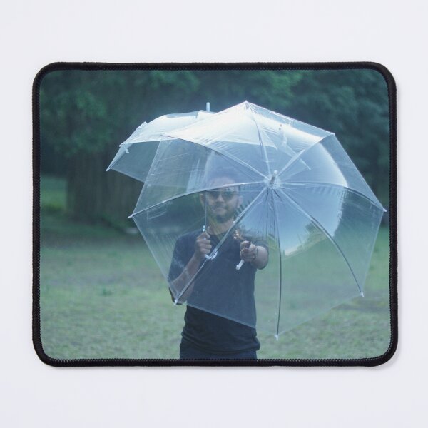 Item preview, Man with Clear Umbrella in Anamorphic Landscape designed and sold by PauChristiansen.