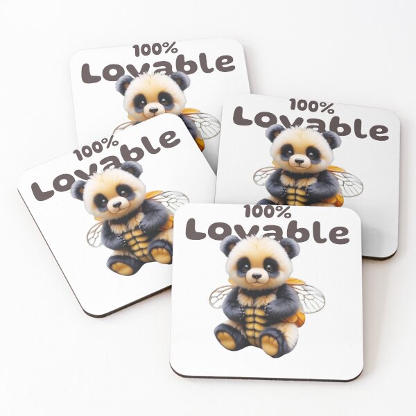 Item preview, 100 % Lovable Cute Bumblebee Bear with wings designed and sold by EmeraldCauldren.