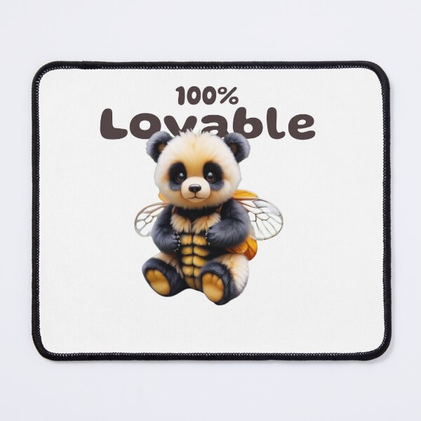 Item preview, 100 % Lovable Cute Bumblebee Bear with wings designed and sold by EmeraldCauldren.