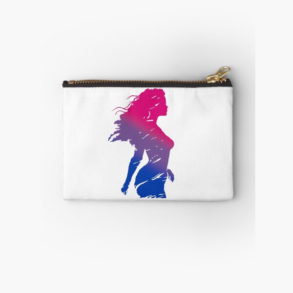 Item preview, Beautiful Silhouette of a woman in Bisexual Pride Flag Colors, Bi Art designed and sold by Travelslightly.