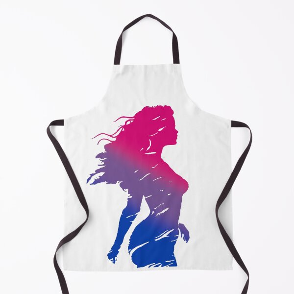 Item preview, Beautiful Silhouette of a woman in Bisexual Pride Flag Colors, Bi Art designed and sold by Travelslightly.