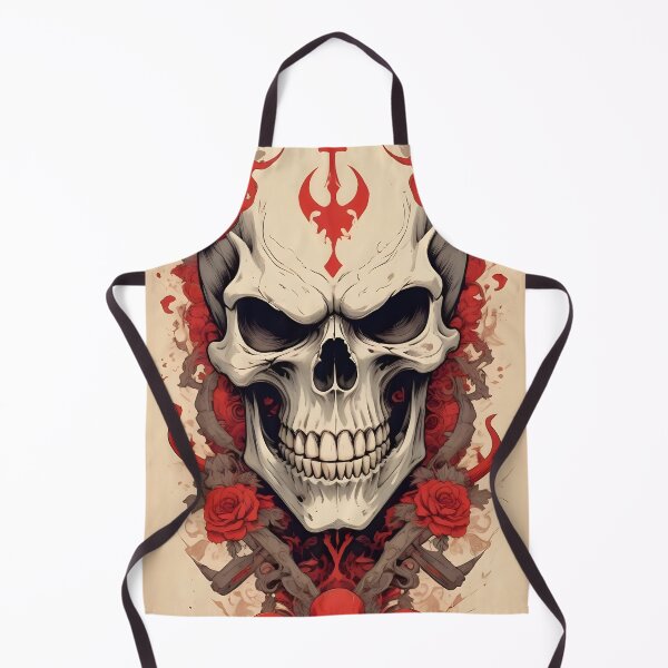 Item preview, Evil Skull with Red Accents designed and sold by papi1998.