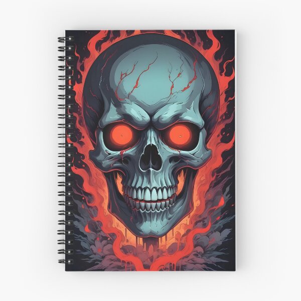 Item preview, Evil Skull with Red Accents designed and sold by papi1998.