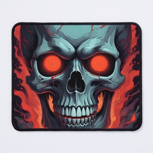 Item preview, Evil Skull with Red Accents designed and sold by papi1998.