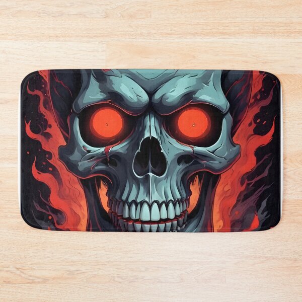 Item preview, Evil Skull with Red Accents designed and sold by papi1998.