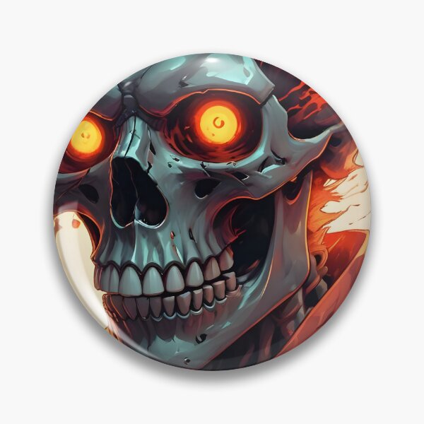 Item preview, Evil Skull with Red Accents designed and sold by papi1998.