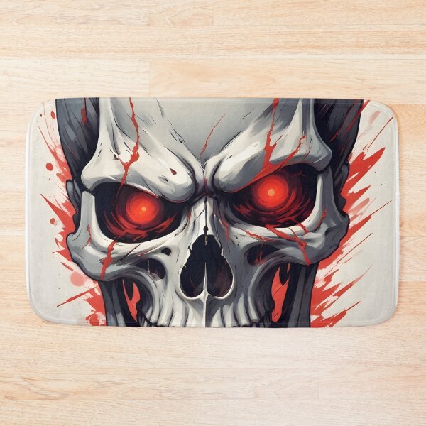 Item preview, Evil Skull with Red Accents designed and sold by papi1998.