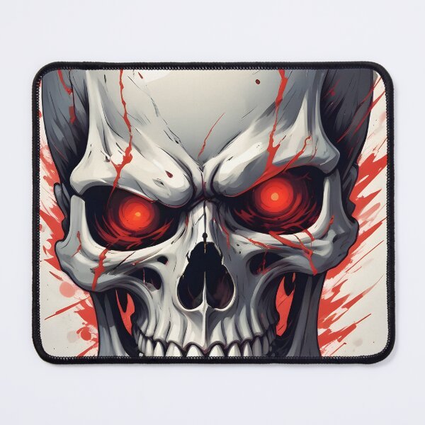 Item preview, Evil Skull with Red Accents designed and sold by papi1998.