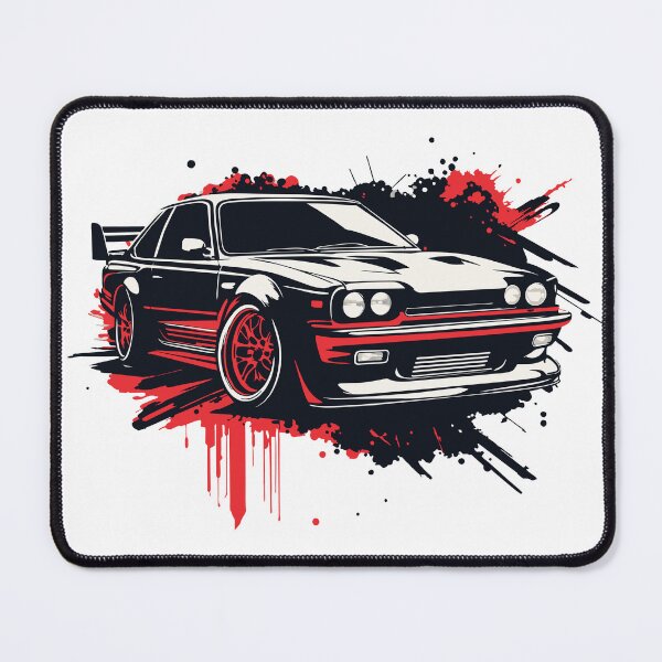 Item preview, Japanese Muscle Car Vector Design designed and sold by DividedFortune.