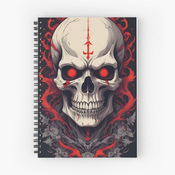 Item preview, Evil Skull with Red Accents designed and sold by papi1998.