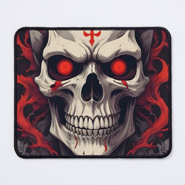 Item preview, Evil Skull with Red Accents designed and sold by papi1998.