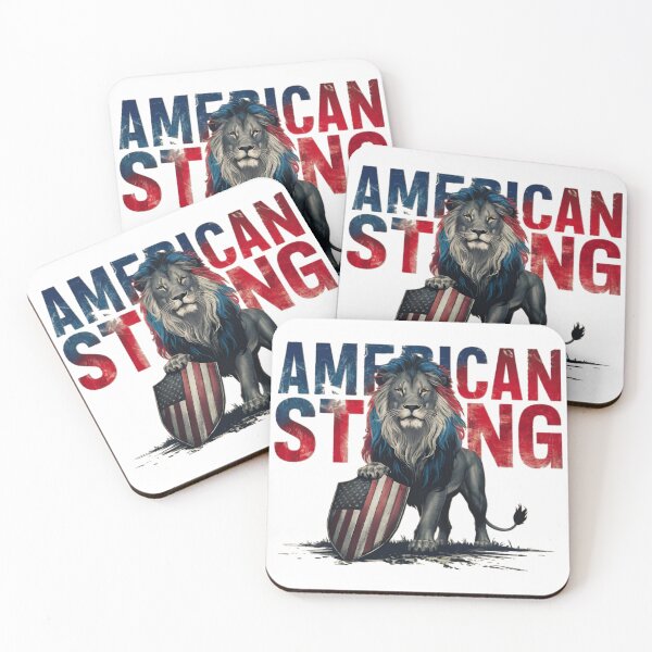 Item preview, American Strong Coat Of Arms designed and sold by PlanetMarker.