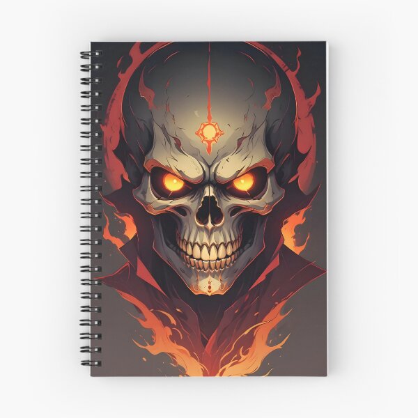 Item preview, Evil Skull with Red Accents designed and sold by papi1998.