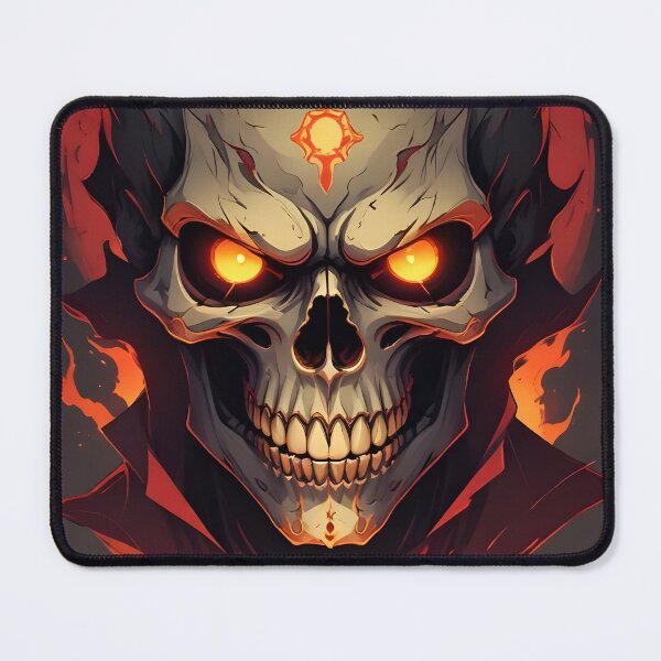 Item preview, Evil Skull with Red Accents designed and sold by papi1998.