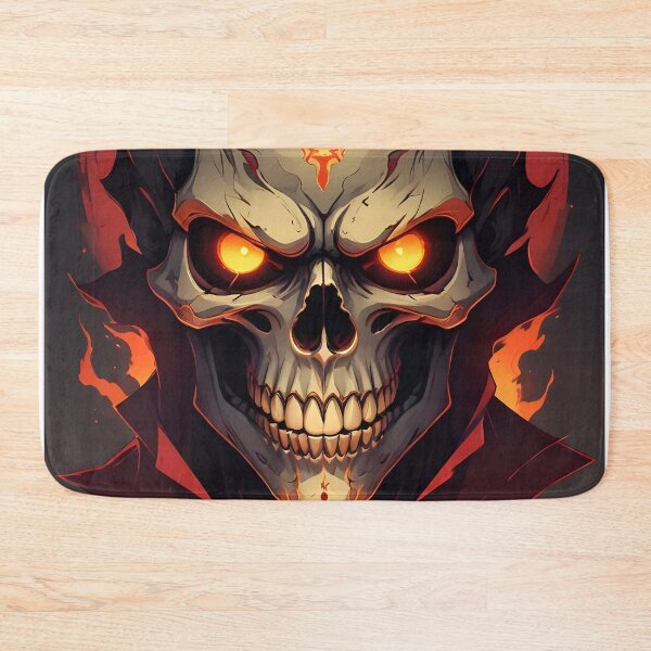 Item preview, Evil Skull with Red Accents designed and sold by papi1998.