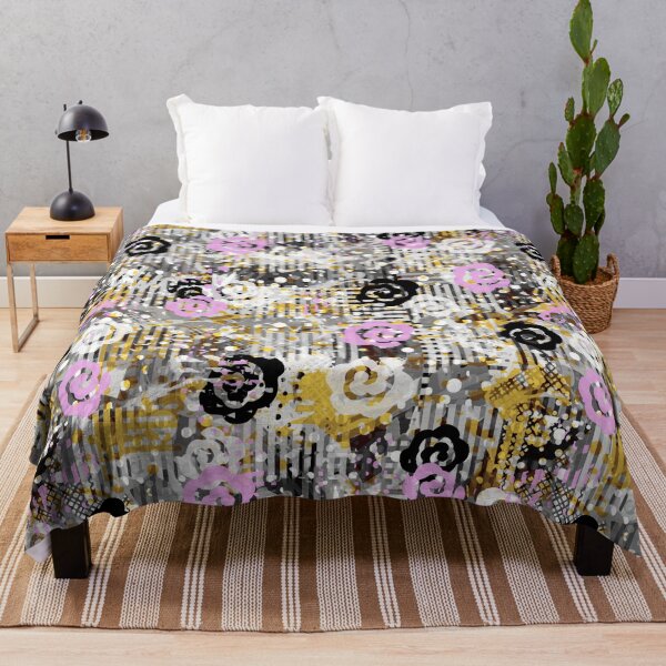 Item preview, Black Rose Grunge and Graffiti Pattern designed and sold by Sharon Schwalbe.
