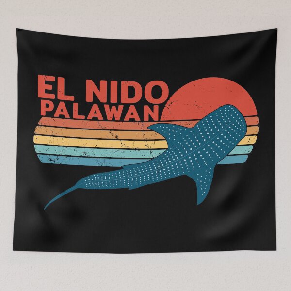 Item preview, El Nido Palawan Whale Shark designed and sold by NicGrayGraphic.