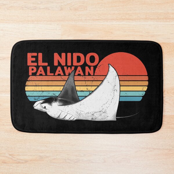 Item preview, El Nido Palawan Manta Rays designed and sold by NicGrayGraphic.