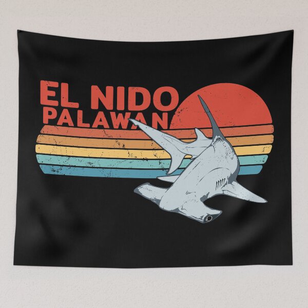 Item preview, El Nido Palawan Hammerhead Shark designed and sold by NicGrayGraphic.