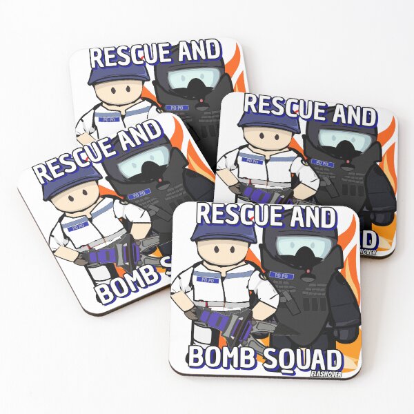 Item preview, Customer Request - Rescue and Bomb Squad designed and sold by Flashover.