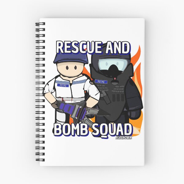Item preview, Customer Request - Rescue and Bomb Squad designed and sold by Flashover.