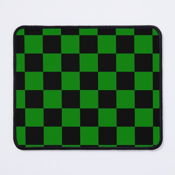 Item preview, Checkered - Black and Green designed and sold by JustPatterns2.