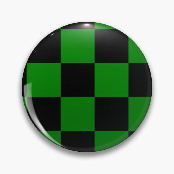 Item preview, Large Checkered - Black and Green designed and sold by JustPatterns2.