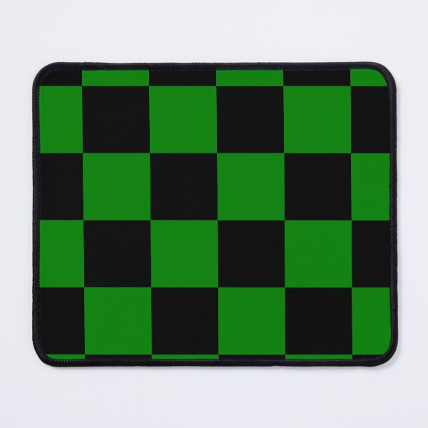Item preview, Large Checkered - Black and Green designed and sold by JustPatterns2.