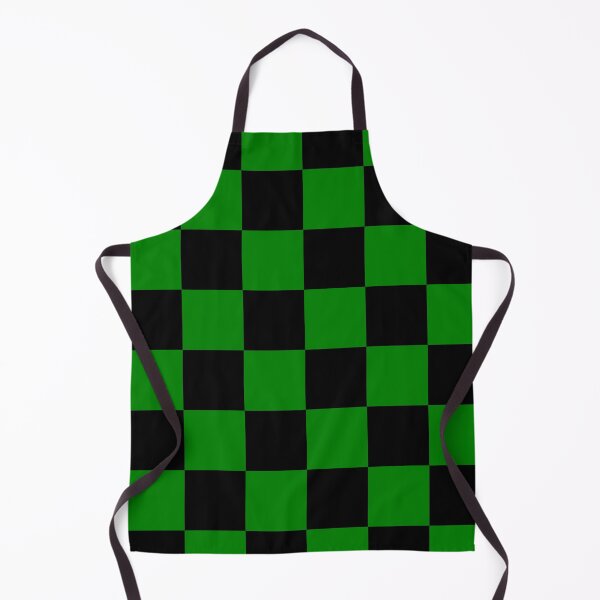 Item preview, Large Checkered - Black and Green designed and sold by JustPatterns2.