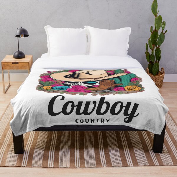 Item preview, Country Cowboy Flower Field designed and sold by LushRetroBloom.