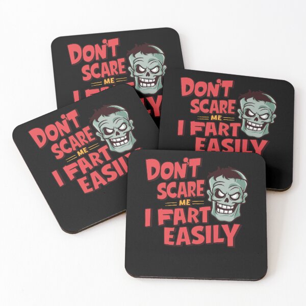 Item preview, Funny Zombie Head "Don't Scare Me, I Fart Easily" Humor Artwork designed and sold by BNCH44.