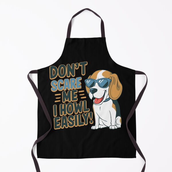 Item preview, Funny Beagle Dog "Don't Scare Me, I Howl Easily" Humor Design designed and sold by BNCH44.