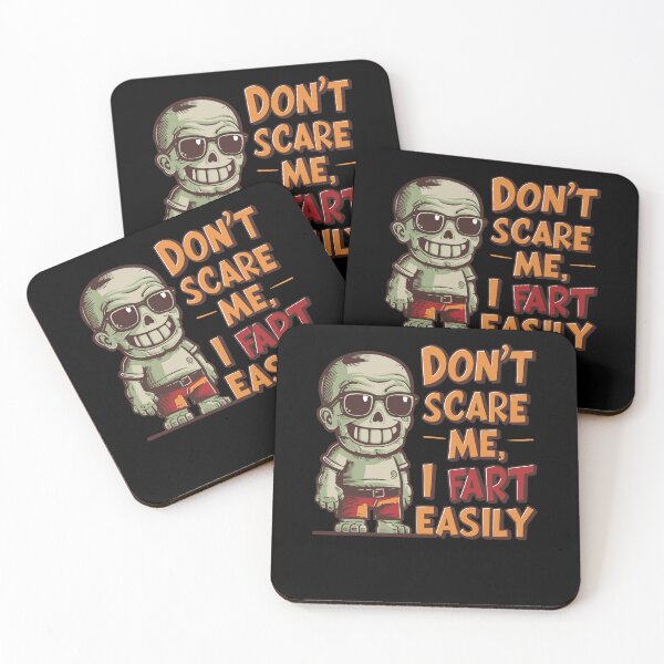 Item preview, Funny Zombie Character "Don't Scare Me, I Fart Easily" Humor Artwork designed and sold by BNCH44.