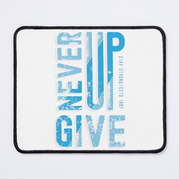 Item preview, Never give up - motivational quote designed and sold by VIBEARTZDESIGN.