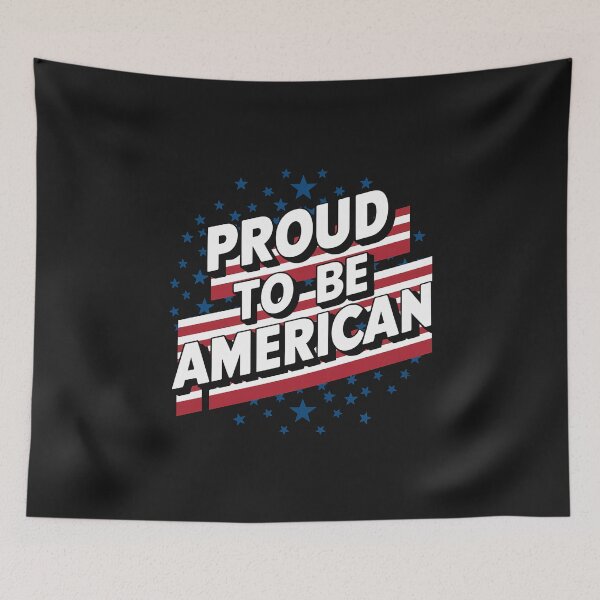 Item preview, ''Proud to be American'' United States Independence Day Proud to Be American T-Shirt  designed and sold by Witty Shirts.